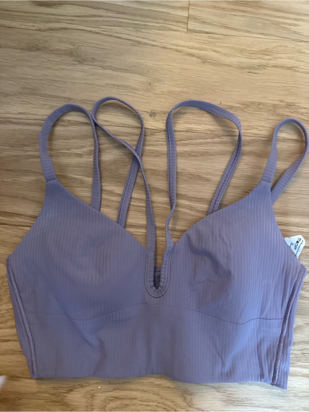 Lululemon Ribbed Strappy Bralette - Lavender